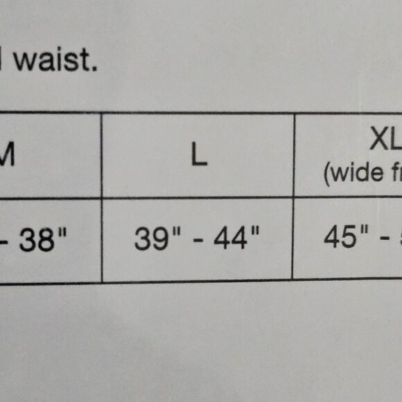 BACK ON TRACK Narrow Front Black Back Brace Size Large- Black -4 Way Stretch - Picture 4 of 7